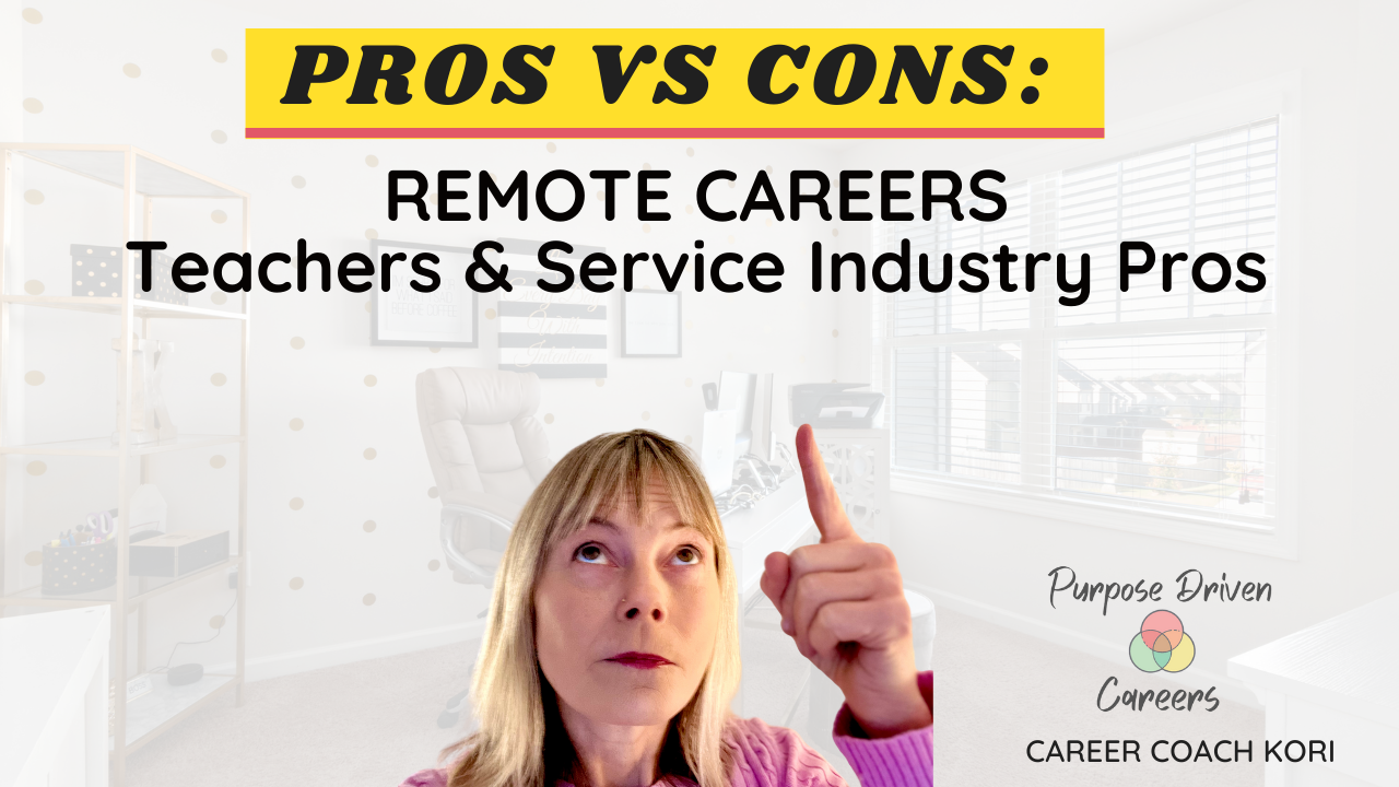 Pros and cons: remote careers for teachers and service industry professionals