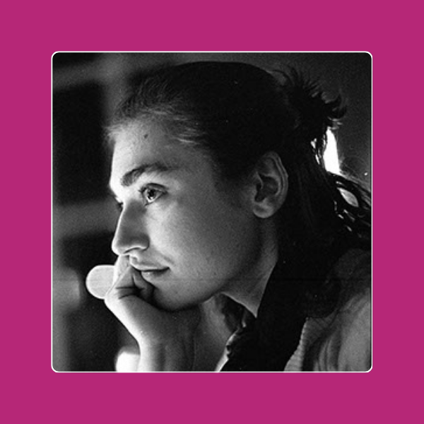 Nikki, career coaching for recent graduates client, black and white profile portrait